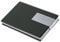 5er Sparpack Wedo 2056601 Visitenkartenbox (Good Deal für Karten 90 x 57 mm) schwarz/silber (5)
