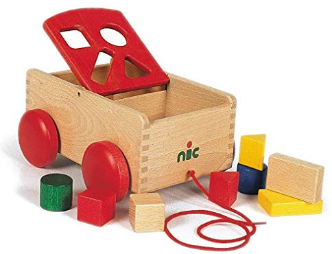 nic - Holzspielzeug 1552 - Formenwagen rot