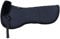 Engel Reitsport | SAKIS1-M-SCH-SCH | Sattelkissen mit echtem Merino Lammfell | Fellrand vorne | Steppstoff schwarz Fell schwarz | Grösse M
