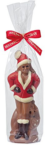 Heilemann Sexy Weihnachtsmann Schokoladen-Figur (Weihnachtsfrau 125 g)