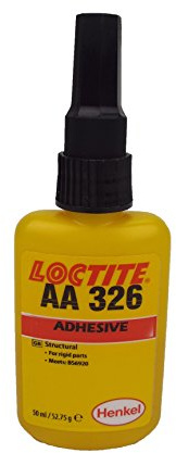 Loctite 232688 326 Structural High Impact Magnet Bonder Adehesive, 50ml