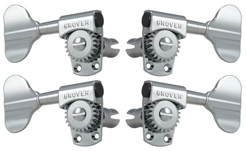 Grover 145C Bass Tuners - 2+2 - Chrome