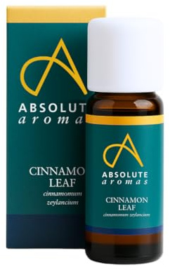Absolute Aromas Cinnamon Leaf Essential Oil 10ml - Pure, Natural, Undiluted and Cruelty Free - for use in Diffusers, Aromatherapy and DIY Beauty Recipes