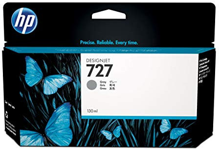 HP Inkjetpatrone 727, für DesignJet T920 ePrinter Serie, T1500 Serie, grau