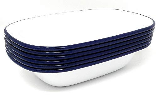 Falcon Housewares 1 x 20cm Oblong Pie Dish - Enamel