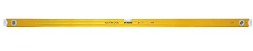 DEKTON 72 Builder's Level | Milled Edges for Enhanced Accuracy | Features 3 Vials (180° & 90°) | Durable Ridged Body for Extra Strength | Essential Tool for Precise Leveling and Alignment