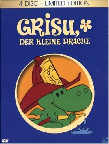 Grisu - Der kleine Drache 1-4 mit Ansteckbutton) Limitiert auf 3.000 Stück