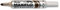 Pentel MWL5M-E Whiteboard Marker Maxiflo mit Pumpsystem Rundspitze, 2.5 mm, 1 Stück, braun