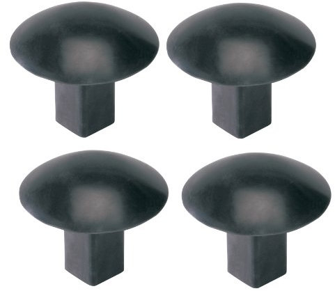 Markwort 4 Pack Boden Köcher-Stecker (schwarz)