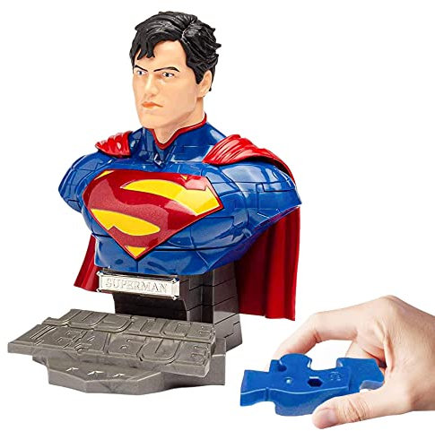 Herpa Puzzle Fun 3D 64pc 3D Jigsaw Puzzle Superman Justice League Blue Red Yellow Intermediate 8+
