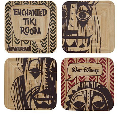 Disney Enchanted Tiki Room Coaster Set by Disney