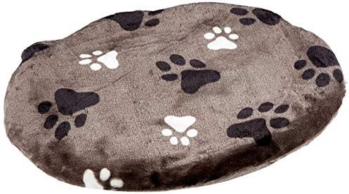 Karlie Kissen Track oval L: 60 cm B: 50 cm H: 4 cm grau