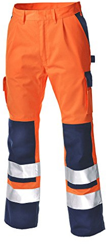 Mascot 07179-860-141-82C58 Size L82cm/C58 Olinda Trousers - Orange/Marine Blue