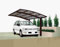 XIMAX Aluminium Design-Carport Portoforte Standard-Ausführung Typ 60 Mattbraun