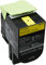 Lexmark 80C20Y0 Return Program Toner Cartridge, gelb 802y
