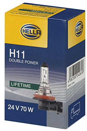 HELLA 8GH 008 358-251 Bulb - H11 - Heavy Duty Expert - 24V - 70W