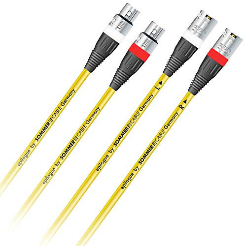 Sommer Cable EPILOGUE XLR NF/Phonokabel Referenzkabel High End | EP1B-0 (4,5m)
