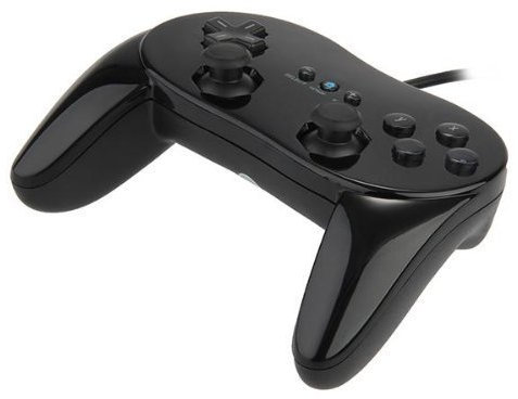 SATKIT Controller di telecomando compatibile con Nintendo Wii, Nero