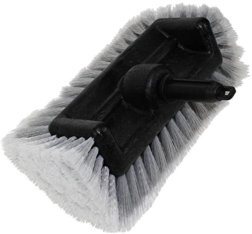 Darlac All Round Soft Brush Head – Interchangeable Cleaning Brush Head for Swop Top Telescopic Handle – Side Bristles and Triple Surface Face for Maximum Cleaning Coverage