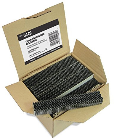 Tacwise 0449 15mm gewellte Heftklammern, 1.500 Stück
