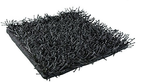 Gözze Kissenhülle, Langflor, Metallic-Optik, 50 x 50 cm, Shaggy, Anthrazit, 85156-91-5050