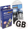 Family Motoring & Leisure Eurolites Headlamp Beam Adaptors Headlight Converters + 2 French Alcoproof Breathalysers + UK National Sticker