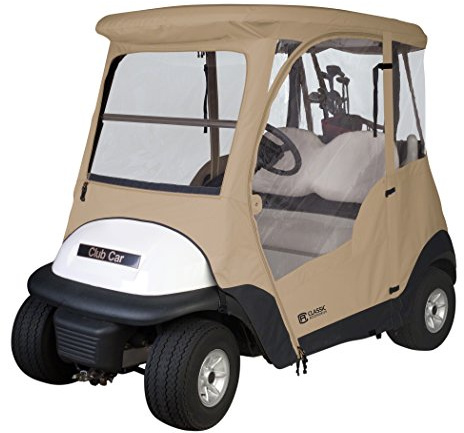 Classic Accessories Fairway 2-Person Club Car Precedent Golf Cart Enclosure