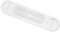 Pure White Plastic Bath Shower Rack with 3 Compartments for Soap, Razors etc