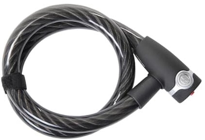 CONTEC Kabelschloss EcoLoc SB-verpackt, 85cm lang Hochflexibles Stahlkabel mit strapazierfähiger Vinylbeschichtung, Ø 20mm, Sicherheitsstufe: 6