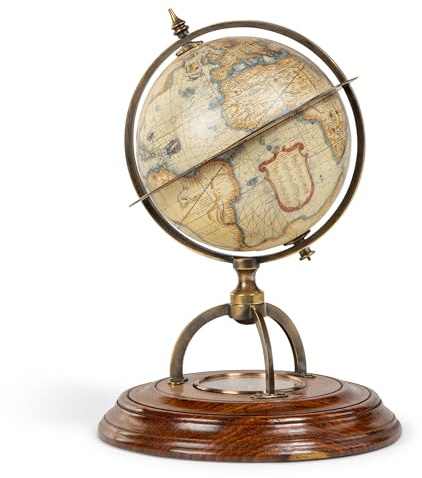 Authentic Models [DL] Terrestrial Globe with Compass -