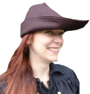 Leonardo Carbone Mittelalter Hut - Unisex Robin Hood grün