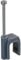 Merriway BH02511 (100 Pcs) Twin and Earth Flat Cable Clip, Grey 2.5 mm - Pack of 100 Pieces
