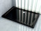 impex-bad_de Duschtasse 80 x 90 cm (schwarz) - Acryl, Modern, Schwarz, Rechteckig, 50 mm hoch, 90 mm Ablaufloch, leicht zu montieren