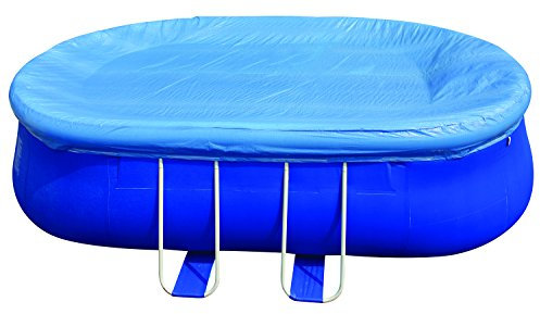 Jilong - JL017241N - Cubierta para Piscinas ovaladas con Estructura, 540 x 304 x 106 cm, 4 Piezas, Color Azul