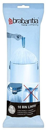 Brabantia Smartfix Bin Liner Dispenser Pack Size H 50L (10) - Pack of 6
