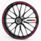 Motoking Adhesivos para Borde de llanta Rosa - Juego Completo de 15 a 19 / Color Opcionales