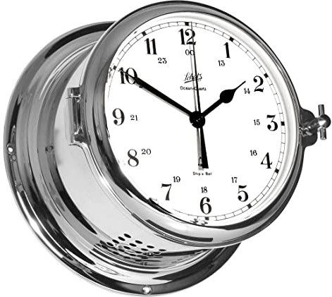 Delite Glasenuhr Schatz Royal chrom arabisch Royal 180mm 483csa