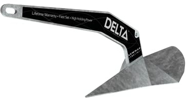Galvanized Steel Delta Anchor - 9 lbs.