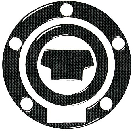 LAMPA 90004 Tankdeckel aufkleber mit Klebefolie carbon