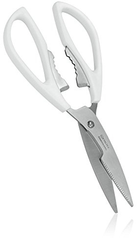 Metaltex 251905 Allzweckschere Brico aus Edelstahl, 21 cm, Color sortiert | Metaltex Brico Schere rostfrei mit scharfen Klingen und ergonomischen Griffen für Küche, Büro, Basteln und Haushalt