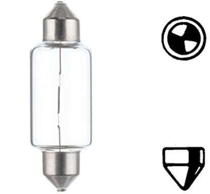 HELLA 8GM 002 091-141 Glühlampe - Soffittenlampe - Standard - 12V - 15W - Schachtel - Menge: 10