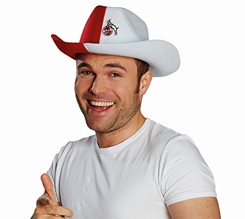 Rubies 1.FC Köln - Fan Zubehör - Hut Mütze Cap Fedora Cowboyhut Sonnencap Hennes (Cowboyhut)