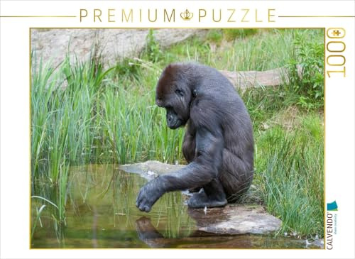 CALVENDO Puzzle Gorilla | 1000 Teile Lege-Größe 64 x 48 cm Foto-Puzzle für glückliche Stunden