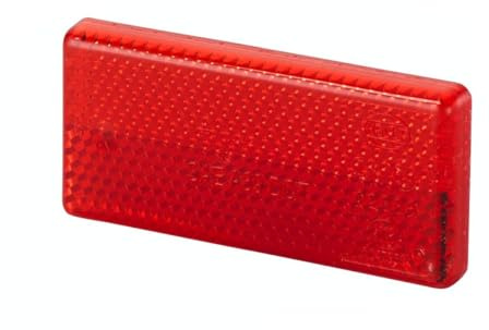HELLA 8RA 004 412-021 Rückstrahler - Lichtscheibenfarbe: rot - geklebt