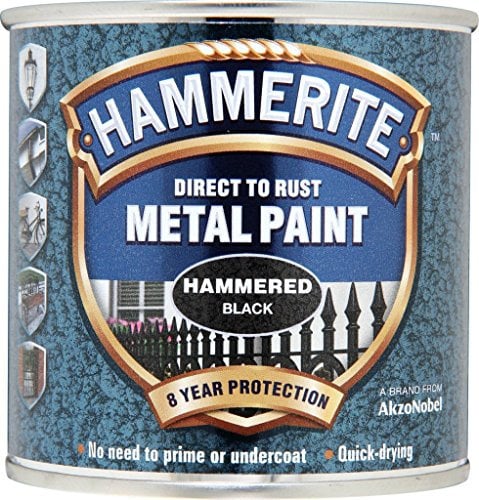 Hammerite Metal Paint Hammered 250ml Black