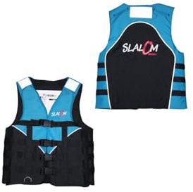 Lalizas Slalom-Auftrieb Hilfe, Unisex Erwachsene, Unisex – Erwachsene, Slalom, Blau/Schwarz