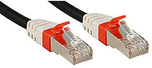 LINDY 45364 2m Cat.6A S/FTP LSZH Netzwerkkabel, schwarz