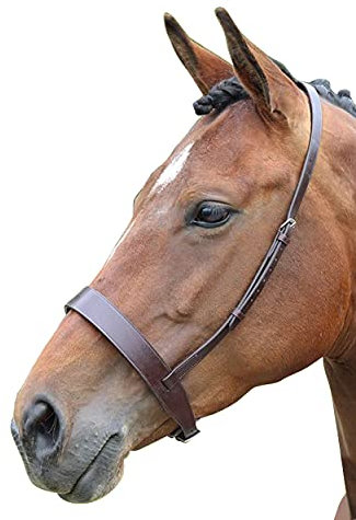 Shires Blenheim Cavzaum Reithalfter - Havana Pony