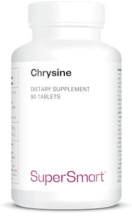 Chrysine – Complément Naturel pour Soutenir la Testostérone chez l'Homme – Extrait de Passiflore – 90 comprimés – SuperSmart