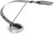 Maul LED-Designtischleuchte MAULprimus (neue Version), dimmbare Schreibtischlampe, Farbtemperatur veränderbar 2900K-5500K, 10W, 5000 LUX bei 23cm, 600 Lumen, Made in Germany, Elliptisch geformte Edelstahlfeder und Leuchtenkopf aus Aluminium